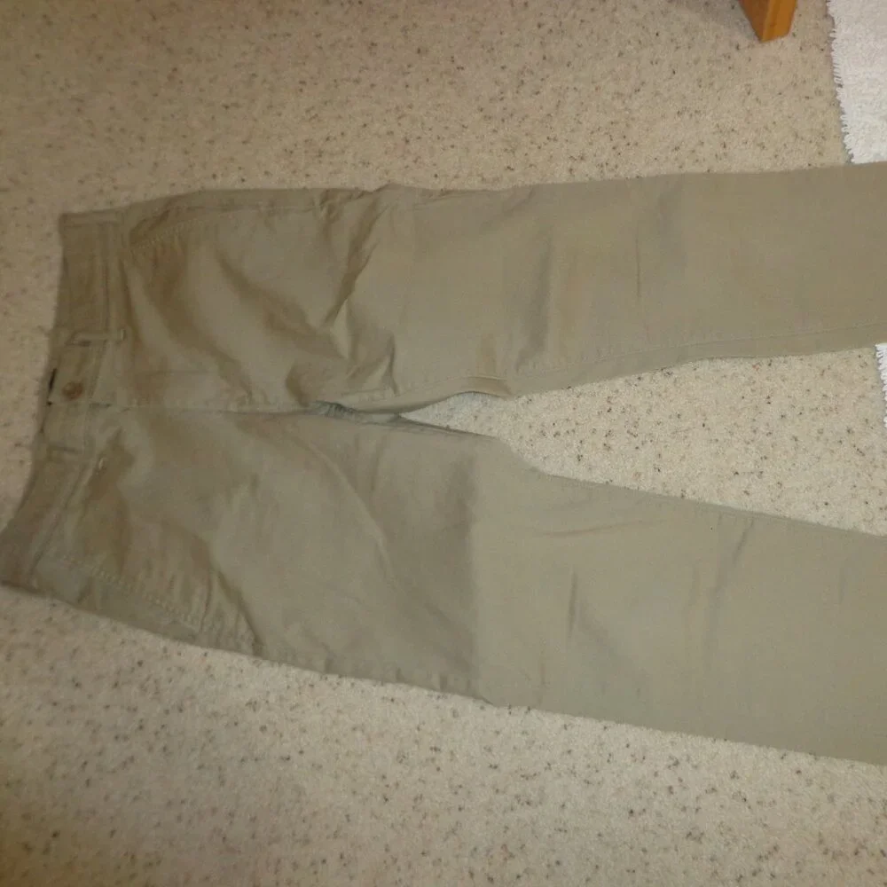 NWOT Levi's Strauss & Co. Two Horse Brand Pant W30xL32 Khaki Tan Zip/Button